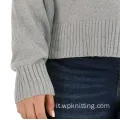 Maglioni di pullover al collo dell'equipaggio di moda maschile